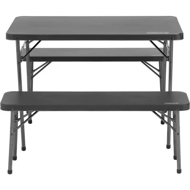 Camping Table Coleman 2199746 Black Steel Frame Polypropylene Top