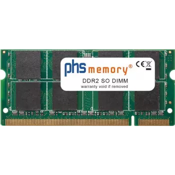 PHS-memory 2GB RAM Memory for Synology DiskStation DS2411+ DDR2 SO DIMM 800MHz PC2-6400S (SP128597)