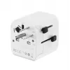 Travel power adapter GEMBIRD TPA-EU1A1C20-01-W 20W, USB-A 18W + USB-C 20W, Schuko socket, input 100–250V