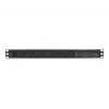 Logilink IP PDU Control Unit - Stromverteilungseinheit (Rack - einbaufähig) - Wechselstrom 110-240 V - Ethernet - Eingabe, Eingang IEC 60320 C20 - Aus