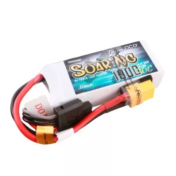 Battery Gens ace Soaring 1000mAh 11.1V 30C 3S1P Lipo Pack