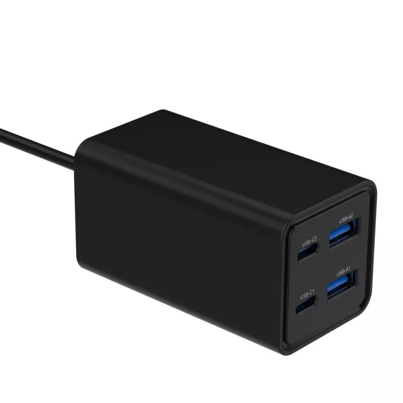 Gembird TA-UC-2A2C-PD65-01-BK mobile device charger Laptop, Smartphone Black AC Fast charging Indoor