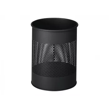 Trash Can Durable 331058 15 L Round Metal Anthracite