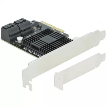 SATA PCI Express x4 Card DeLOCK 5 port Low Profile Form Factor