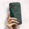Protective phone case Devia Marble series for iPhone 11 Pro Max — green, slim fit, hard shell