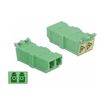 Optical Fiber Coupler DeLOCK 85927 LC Duplex female to female 4 pcs