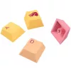 Keycaps GLORIOUS GPBT Gradient Grapefruit ANSI layout PBT dye-sub keycap set