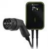 Electric Vehicle Charging Station Green Cell EV14 22 kW Black Aluminium Wall