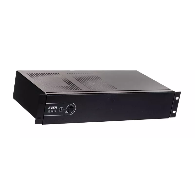EVER ECO Pro 1000 AVR CDS 19 inch 2U Rackmount Line-Interactive UPS, 1000 VA / 650 W