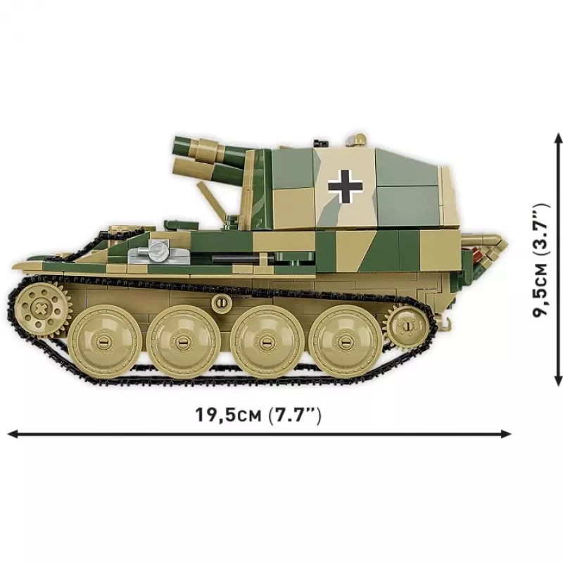 Construction model kit Cobi SD.KFZ.138/1 Grille, 720 pieces, display model