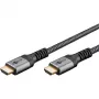 Plus High-Speed-HDMI-Kabel mit Ethernet, 4K @ 60Hz grau, 0,5 Meter