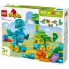 Construction toy LEGO DUPLO 10451 Dinosaurs on Wheels 3-in-1 set, 108 pieces, age 3+, height 220 mm