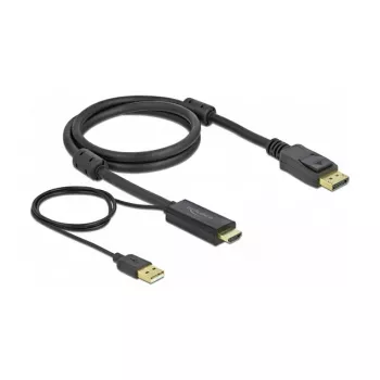 HDMI to DisplayPort cable DeLOCK 85963 4K 30 Hz 1 m