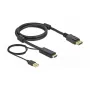 HDMI to DisplayPort cable DeLOCK 85963 4K 30 Hz 1 m