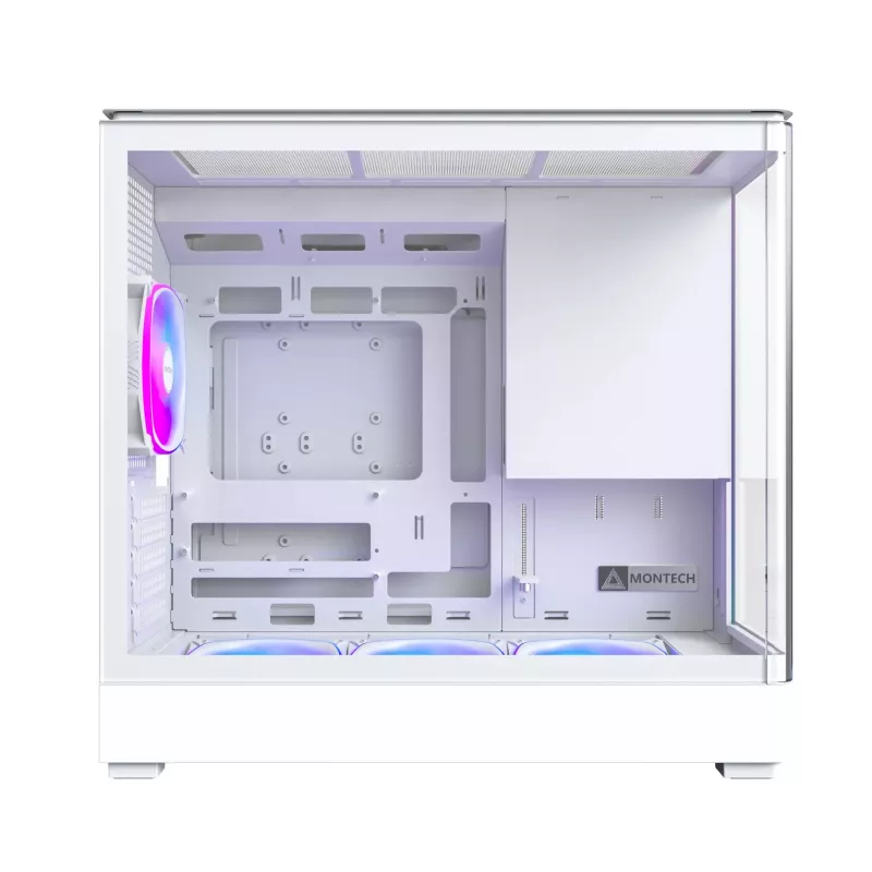 PC Case Montech KING 15 PRO White — Micro ATX / Mini-ITX, Midi Tower