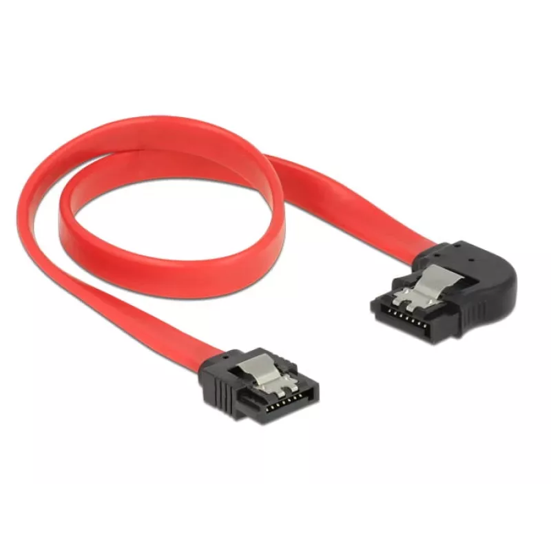 SATA cable DeLOCK 83963 0.3 m SATA 7-pin Black Red