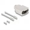 Cable boot DELOCK D-Sub Housing 9‑pin (male/female) silver plastic, 31×46×16 mm