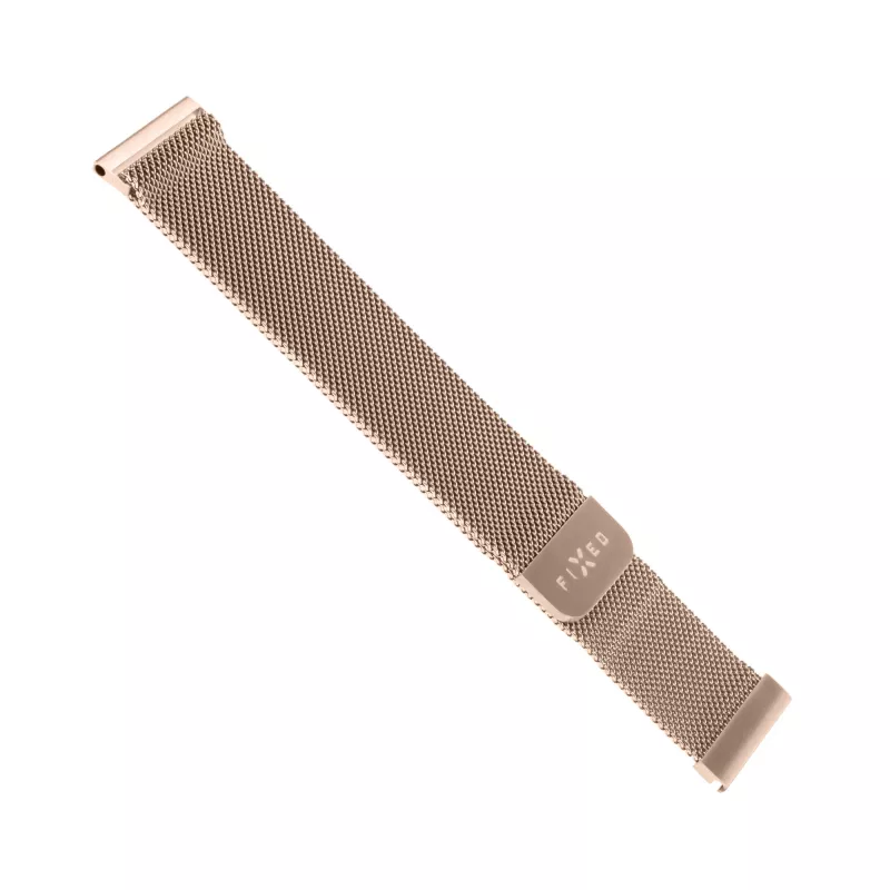 Mesh watch strap FIXED FIXMEST-20MM-RG 20 mm quick-release, rose gold