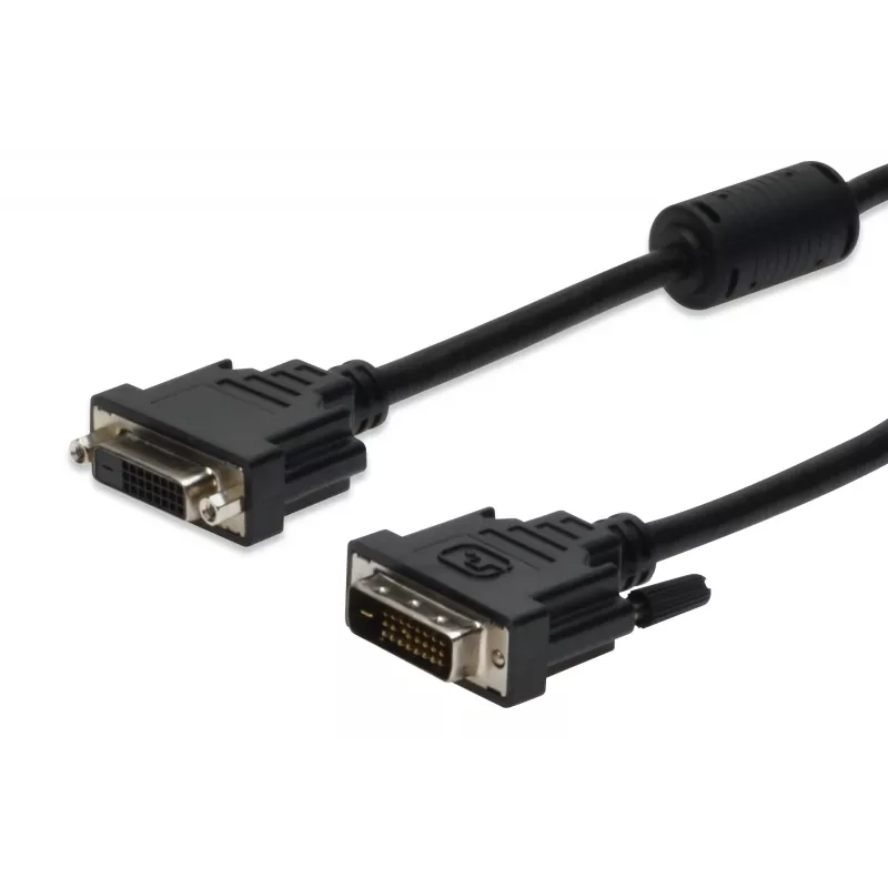 DIGITUS DVI-D extension cable 2 m, DVI-D to DVI-D, black