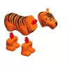 Animal Popular Playthings Magnetic Mix or Match Animals Multicolour