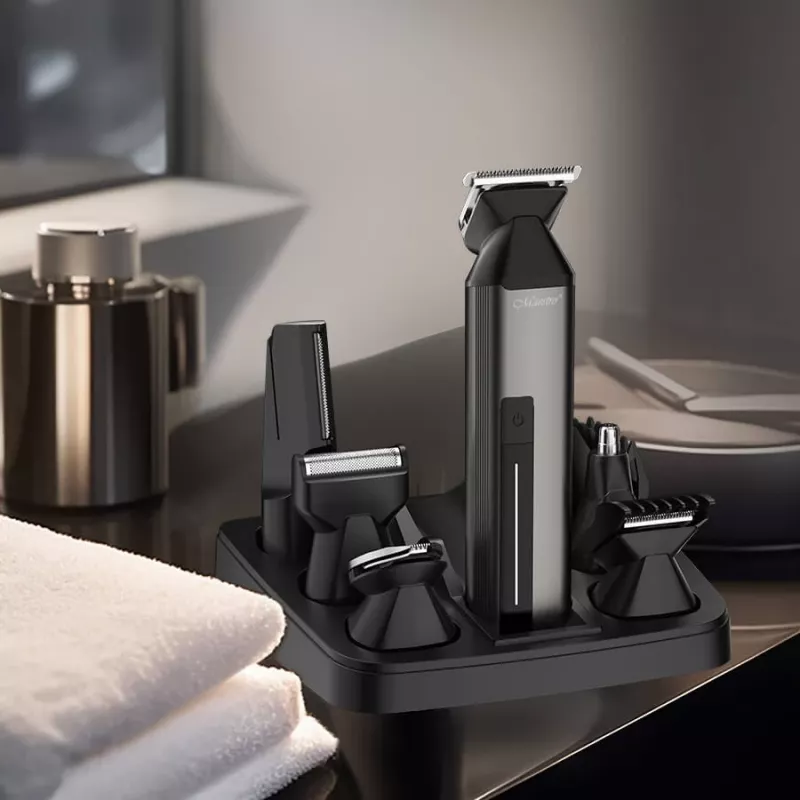 Hair clipper set Maestro MR-660 6-in-1 USB rechargeable adjustable blades