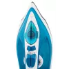 Esperanza EHI002 Slider Steam Iron, 2200 W, Ceramic Soleplate, Vertical Steam, White/Blue