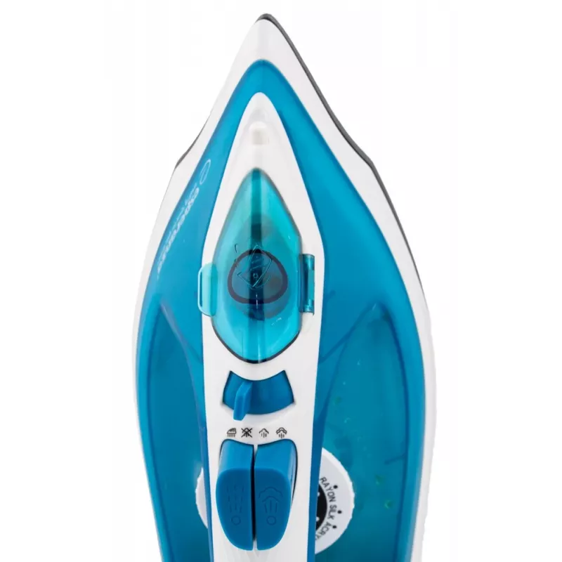 Esperanza EHI002 Slider Steam Iron, 2200 W, Ceramic Soleplate, Vertical Steam, White/Blue