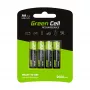 Rechargeable battery Green Cell GR01 AA NiMH 1.2 V 2600 mAh, 4 pcs, green