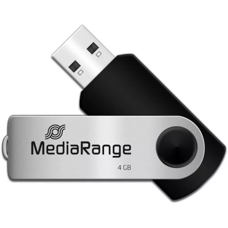 USB flash drive MediaRange 4 GB USB Type-A Micro-USB MR907