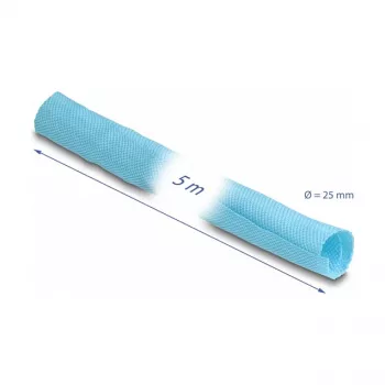Cable Sleeve DeLOCK 20883 Blue Polyester 2.6 cm Diameter 5000 mm Length