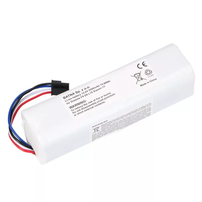 Battery for Dreame Vacuum F9/D9 PRO, 14.4V 5200mAh