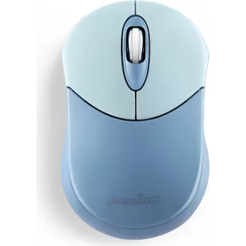 Perixx PERIMICE-802BL Bluetooth-Mouse for PC and Tablet Cordless Blue - Mouse - 1.000 dpi - Optisch - 3 Buttons - Bluetooth (PERIMICE-802BL)