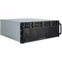 Server Case Inter-Tech 4U-4408 Rack Black, Silver