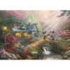 Thomas Kinkade Studios: Mickey & Minnie in the Nostalgia Metal Tin, Puzzle 500 Pieces