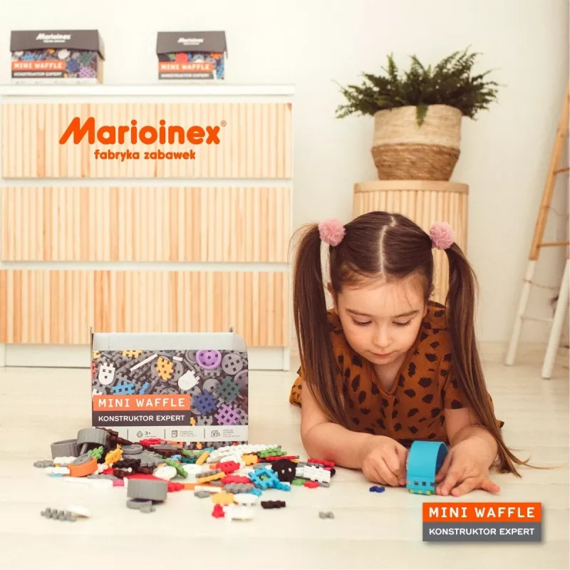 Marioinex Mini Waffle Building Blocks Constructor Expert, 501 pieces