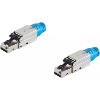 RJ45 connector ShiverPeaks BS08-45004-2 Cat 8.1 field-configurable metal