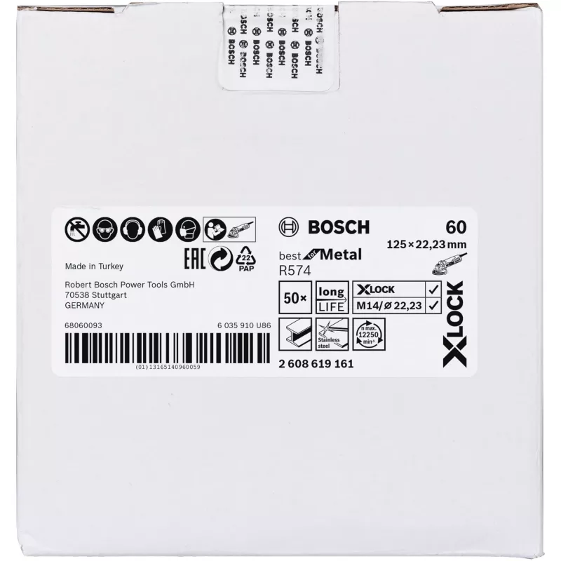 Bosch 2 608 619 161 angle grinder accessory Sanding disc