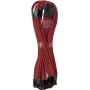 CableMod 12VHPWR to 3× PCIe ModMesh cable 60 cm — CableMod C-Series Pro (Dark Red)