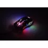 Manhattan Gaming Mouse with LEDs, Wired, Seven Button, Scroll Wheel, 7200dpi, Black with LED lighting, Three Year Warranty
