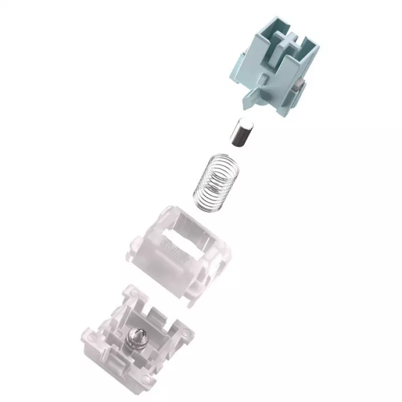 Mechanical keyboard switches GLORIOUS Lynx HE Silent, Hall-effect, linear, MX-stem, 40g actuation, pre-lubed, 36 pcs