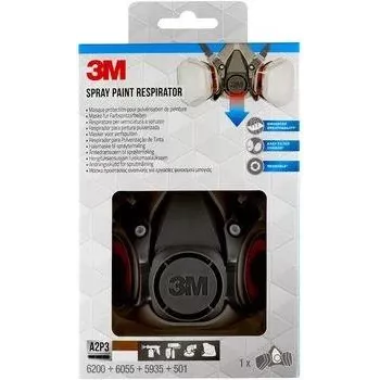 3M 6002PRO reusable respirator FFP3 Half facepiece respirator