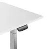 Adjustable Height Table Up Up Bjorn Gray, Table top L White