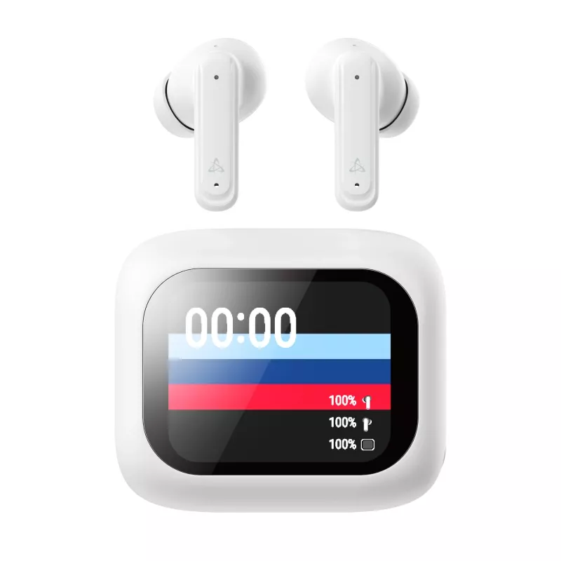 Headphones SBOX EB-TWS08-W Touch Screen Display White