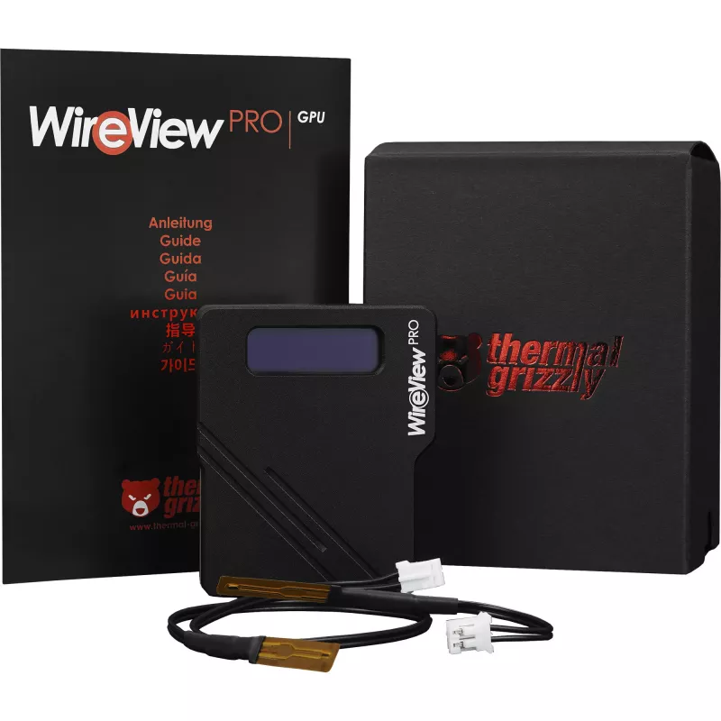 Thermal Grizzly 90° WireView Pro Reverse – GPU power monitor, 12VHPWR (TG-WV-90-P-H1R)