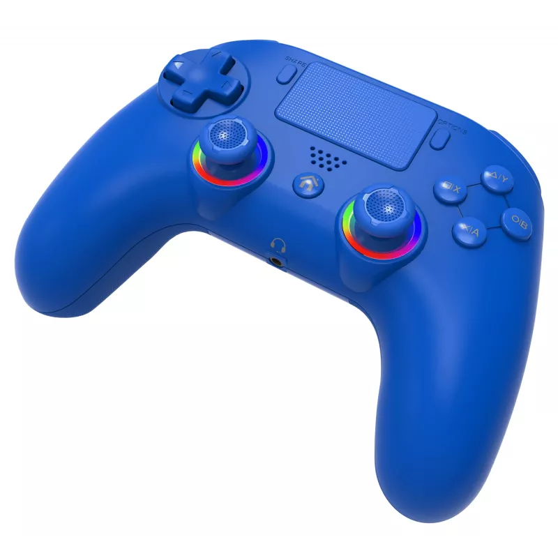 Wireless LED Controller SUBSONIC SA5639-3 for PS4 and PC, blue wireless gamepad