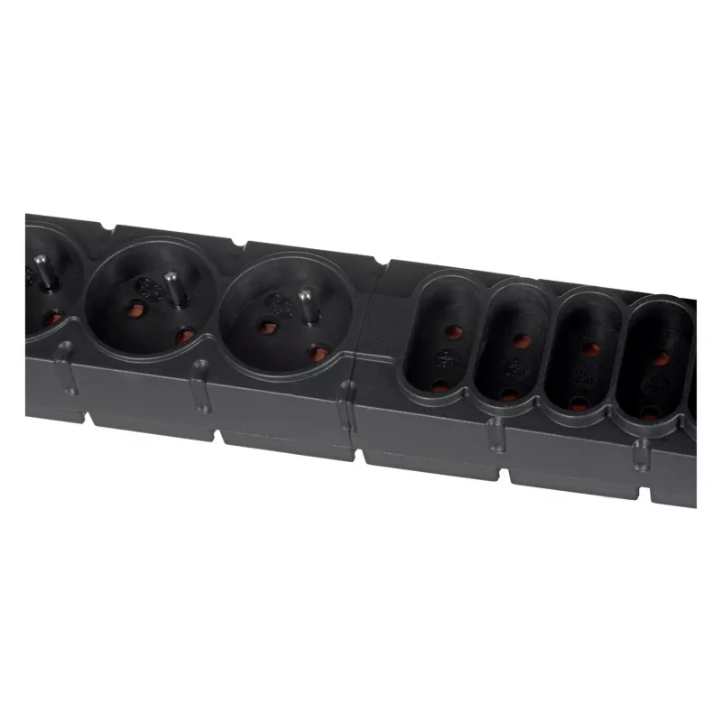 HSK DATA ALP-ACARS10---0N power extension 1.5 m 5 AC outlet(s) Indoor Black