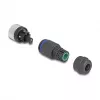 DeLOCK M12 Connector A-coded 5 pin female screw connection
