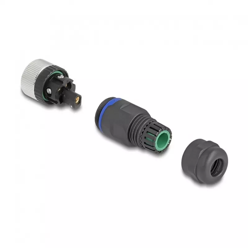 DeLOCK M12 Connector A-coded 5 pin female screw connection