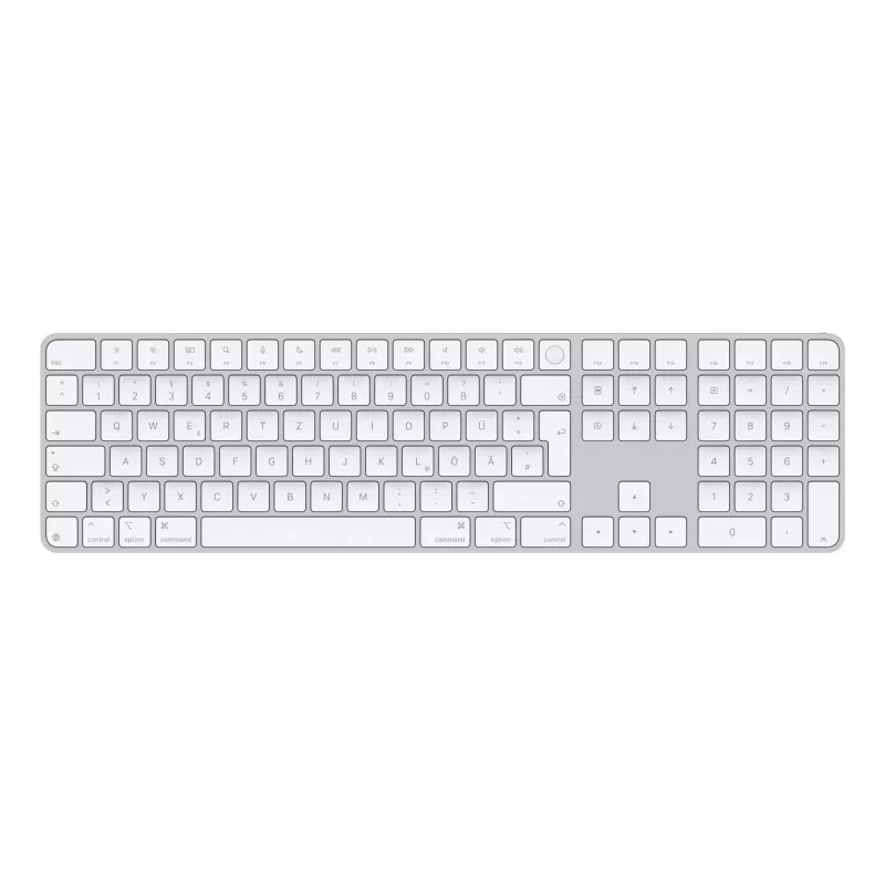Keyboard Apple Magic MXK73D/A Universal USB + Bluetooth QWERTZ German White