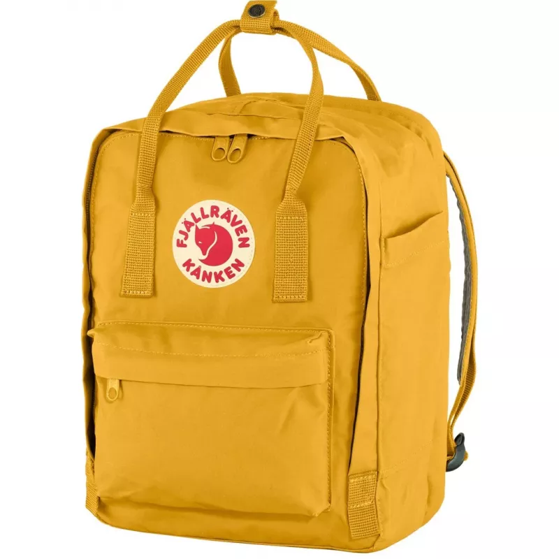 Backpack Fjällräven Kanken Laptop 13 inch — Casual city backpack, Yellow, 250×160×350 mm, Polyamide/PP/Vinyl